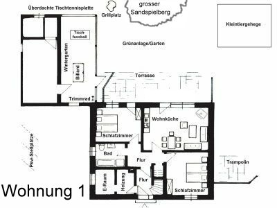 Grundriss Wohnung 1